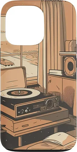 Vista 10 de Lofi Aesthetic Vinyl Music Minimal Calm Nostalgic Art Case for iPhone 16