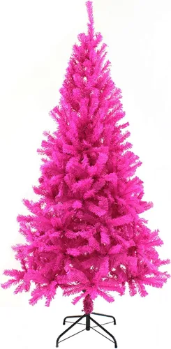 Vista 12 de Perfect Holiday Árbol de Navidad de pino canadiense negro de 4 pies 291 puntas, diámetro 30 pulgadas Incluye soporte de metal (PVC-4BLK)