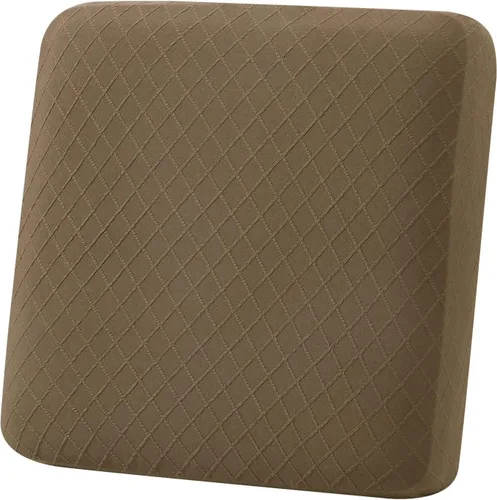 Vista 69 de hyha Fundas de cojín para sofá al aire libre, fundas lavables para sofá seccional, jaspe de diamante, funda elástica para cojín de asiento de sofá