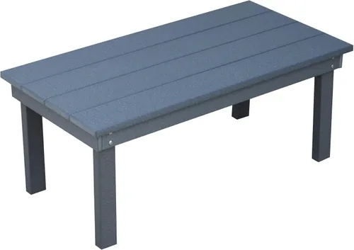 Vista 8 de Furniture Barn USA Poly Hampton - Mesa de café, color azul Azul (Aruba Blue)