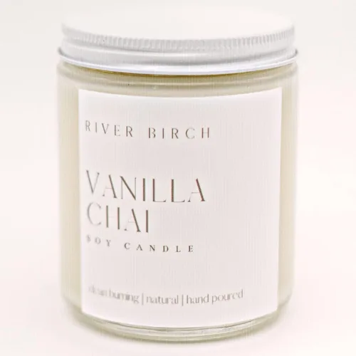 Vista 34 de River Birch Candles - Vela perfumada de almendra y miel Velas en tarro de ámbar de soja de primera calidad, totalmente naturales, no tóxicas, 8.5