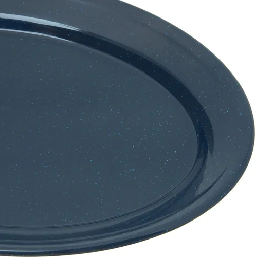 Vista 3 de Carlisle FoodService Products Dallas Ware - Plato ovalado de plástico reutilizable con borde para el hogar y restaurantes, melamina, 12 x 8.5