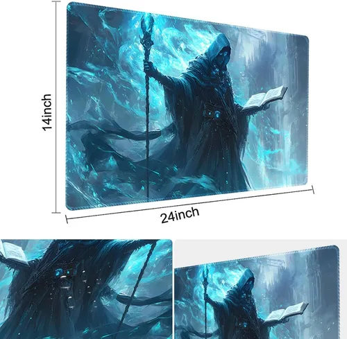 Vista 3 de Juego de mesa MTG de 14 x 24 pulgadas, compatible con OCG CCG RPG TCG Playmats (Call of Death)