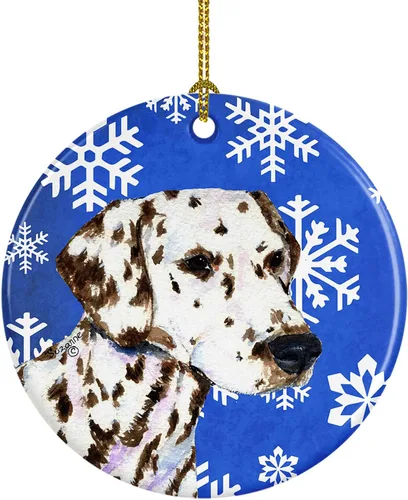 Vista 278 de Caroline's Treasures Cavalier Spaniel - Adorno de cerámica para colgar en el árbol de Navidad, para el hogar, Navidad, fiestas, regalo, 3 pulgadas