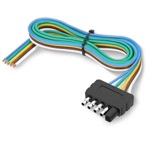 Vista 16 de Nilight Cable de extensión de alambre de remolque de 4 vías de 25 pies 14 Cable de extensión de remolque de 4 pines de 25 pies