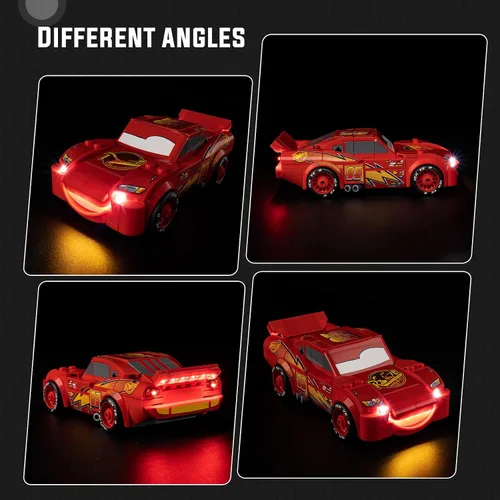 Vista 2 de Nitemode Kit de luces para LEGO 77255 Lightning McQueen, solo luces