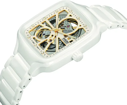 Vista 3 de Rado Reloj automático suizo True Square Blanco