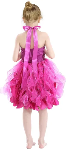 Vista 4 de Suppromo Vestido tutú para niñas con lentejuelas brillantes, tul, princesa, fiesta de cumpleaños, graduación, vestido de baile