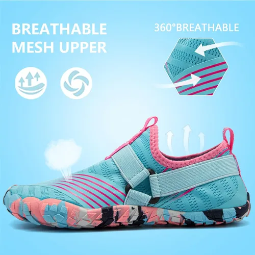 Vista 2 de CIOR Zapatos acuáticos para niños y niñas, zapatos deportivos acuáticos ligeros (niños pequeñosniños grandes)