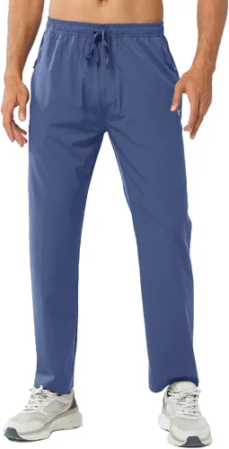 Vista 3 de NORTHYARD Pantalones deportivos para hombre, pantalones deportivos para correr, entrenamiento, ligeros, para gimnasio, correr, pantalones deportivos