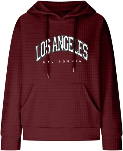 Vista 2 de Women's Tops,Women's Hoodies Oversize Sweatshirts Long Sleeve Pullover Tops Fall Winter Clothes with Pockets