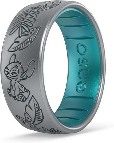 Vista 17 de Enso Rings Colección de anillos de silicona Lilo & Stitch de Disney, diseño cómodo y flexible