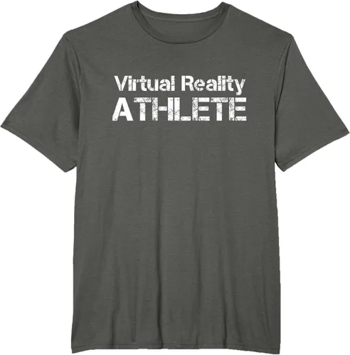 Vista 5 de Virtual Reality ATHLETE for VR Gamers Camiseta, Negro, S