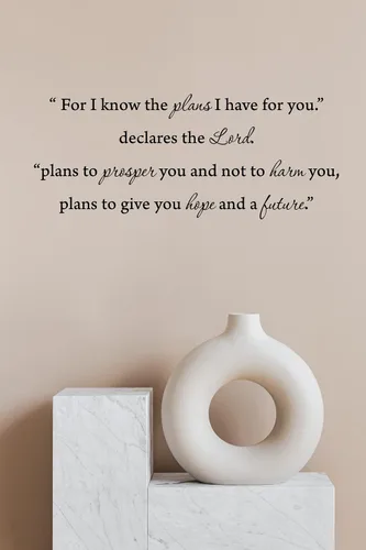 Vista 5 de Decalgeek vinilo de pared con frases inspiradoras (22,5 x 20,3 cm) color negro