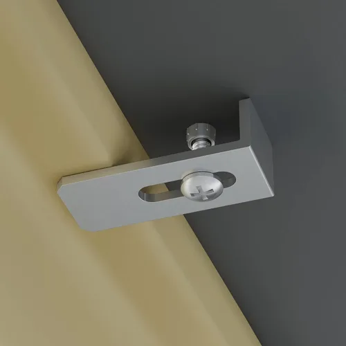 Vista 5 de Dowell 6011-10 - Clips para fregadero de baño, soportes para lavabo, 4 clips, tornillos y anclajes