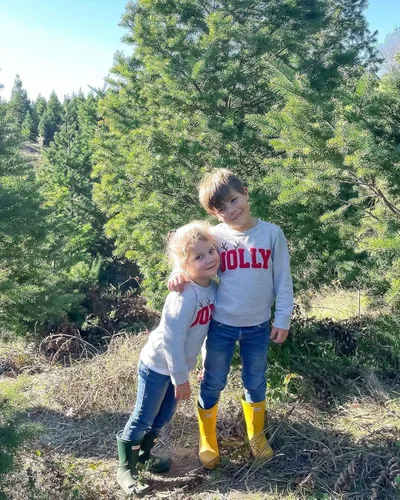 Vista 4 de FYBITBO Conjunto de sudadera de manga larga para bebé, niño, niña, Navidad, otoño, invierno