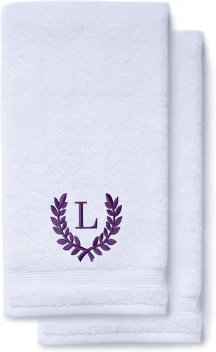 Vista 18 de Toallas de mano decorativas y con monograma para baño, cocina, maquillaje Regalo personalizado para boda-nupcial Toalla turca de lujo