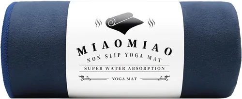 Vista 21 de MIAOMIAO Juego de toallas antideslizantes para yoga caliente, microfibra súper absorbente, 24.5 x 72 pulgadas, diseño antideslizante, sin lesiones