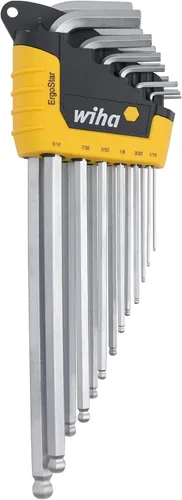 Vista 11 de Wiha 66979 Juego de 35 piezas de bandeja de llaves ErgoStar en forma de L - Hex métrico, Hex SAE, Torx