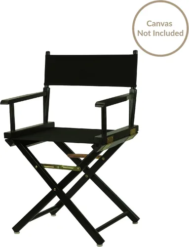 Vista 4 de Casual Home silla de director de 18 pulgadas, únicamente armazón, Madera, Negro