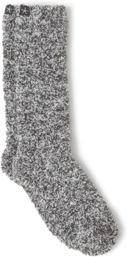 Vista 7 de Barefoot Dreams Calcetines jaspeados Cozychic para mujer gris carbón-blanco