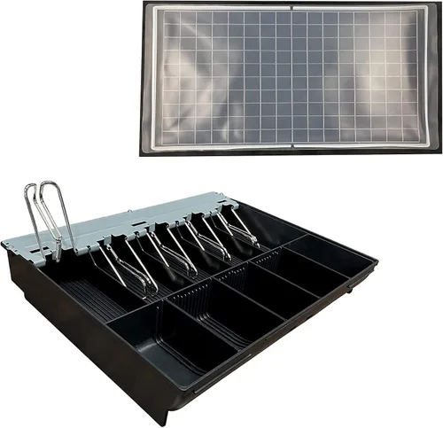 Vista 8 de HK SYSTEMS SAM4S Bandeja de dinero para cajón de efectivo 57, 5 billetes y 5 monedas, compatible con Sam4s ER-5200, ER-5240, ER-5215, ER-380