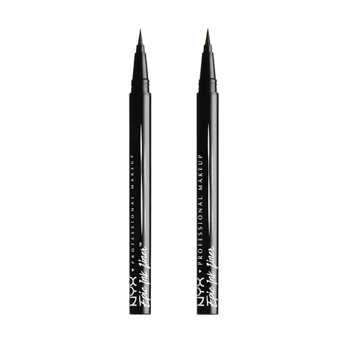 Vista 18 de NYX PROFESSIONAL MAKEUP Epic Ink Liner, delineador líquido impermeable, negro, fórmula vegana