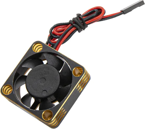 Vista 5 de ShareGoo Motor sin escobillas de aleación ESC Ventilador de refrigeración disipador de calor 28000RPM 1.181x1.181 in JST Plug para 1/8 1/10 1/12 RC