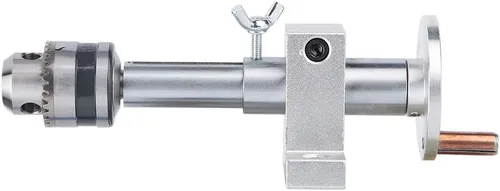 Vista 9 de Centro giratorio cónico telescópico, mini máquina de torno con rodamiento ajustable, centro giratorio, piezas de bricolaje para mini máquina