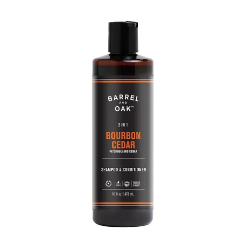 Vista 12 de Barrel and Oak - Champú y acondicionador 2 en 1, juego de champú y acondicionador para hombres, cuidado del cabello para hombres, limpia el cabello