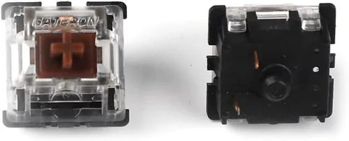 Vista 6 de YMDK Gateron MX Switch - Carcasa transparente de 3 pines y 5 pines para teclado mecánico, compatible con Cherry MX