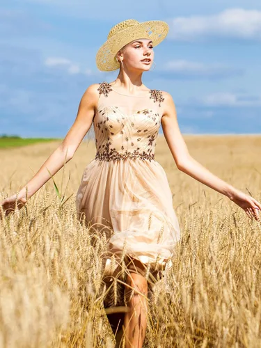 Vista 7 de Didaey 2 sombreros de vaquero de paja tejida para mujer, sombrero de vaquera de ala ancha, sombrero de vaquero occidental, para hombres y mujeres