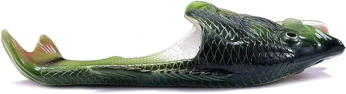 Vista 4 de Pantuflas unisex de pescado, sandalias de lubina, pantuflas de animales y peces