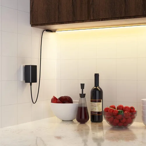 Vista 7 de Fuente de poder CC, tira de luces de led, listado en UL, transformador 110 voltios CA a 12 voltios, unidad para tira de luces de ledes y otros