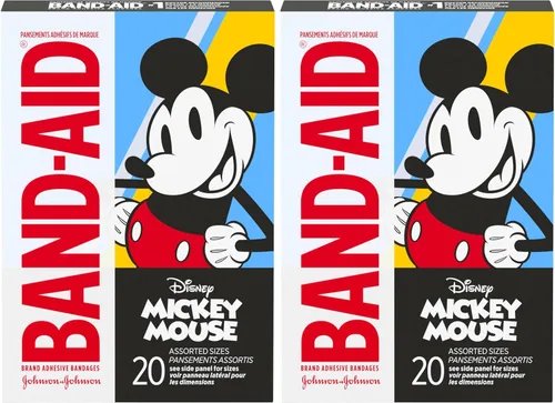 Vista 9 de Band-Aid - Vendas adhesivas para cortes y raspaduras menores, cuidado de heridas con Mickey Mouse de Disney, vendas divertidas para niños y bebés