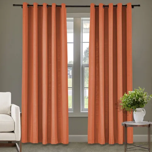 Vista 33 de Frelement Cortinas de lino de lino de bronce con ojales para interiores, tratamiento de ventanas para sala de estar, dormitorio, habitación