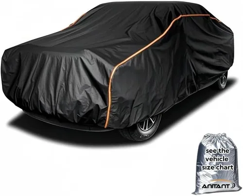Vista 26 de Funda impermeable para automóvil deportivo, súper ligera, para todo tipo de clima, resistente a los rayos UV y a los arañazos, con cremallera