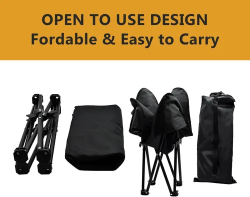 Vista 4 de Cama elevada para perro, catre elevado portátil para mascotas para exteriores e interiores, cama plegable para perro con cómoda bolsa de transporte