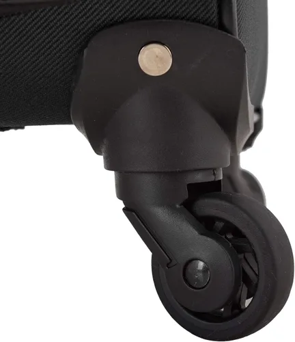 Vista 4 de U.S. Traveler Aviron Bay - Equipaje extensible con ruedas giratorias, Negro), US08125K23