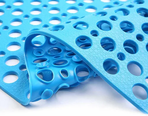 Vista 21 de Tapete antideslizante para tina, extra suave, elastómero termoplástico, para niños, lavable a máquina