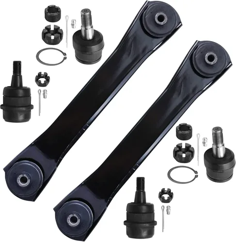 Vista 10 de Detroit Axle - Kit de extremo delantero para Chrysler 300 Dodge Charger 2011-2023 Challenger, 2 Lower Rearward Control Arms 2 Outer Tie Rods 2