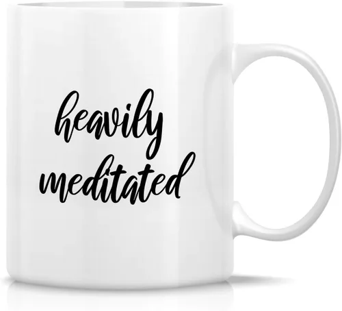 Vista 6 de Retreez Taza divertida – Namaste Namastay Home with My Dog Dogs Lover Meditación Yoga 11 Oz Tazas de café de cerámica – Divertido, sarcasmo