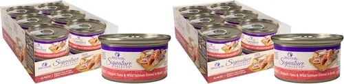 Vista 39 de Wellness CORE Signature Selects - Alimento húmedo enlatado grueso para gatos adultos, natural, rico en proteínas, sin granos, receta de carne de res