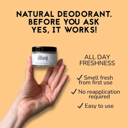 Vista 2 de The Natural Deodorant Co, Crema Desodorante Suave Mandarina 1.94 oz