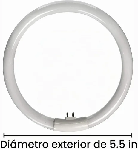 Vista 2 de Repuesto para espejo de maquillaje Conair Bombilla fluorescente circular de 5.5 pulgadas T4-12W FC12