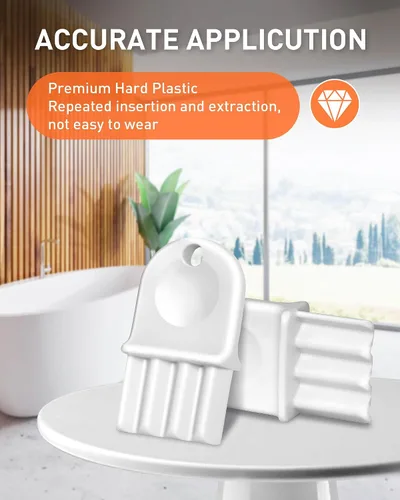 Vista 4 de 5 llaves dispensadoras de toallas de papel, llaves dispensadoras universales de papel higiénico, llave de plástico duro para dispensador de papel