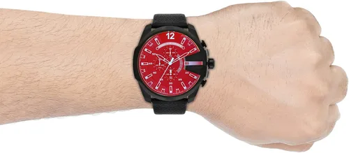 Vista 7 de Diesel Mega Chief - Reloj de cuarzo con cronógrafo de acero inoxidable para hombre