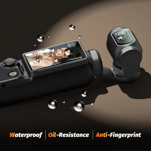 Vista 4 de AMAZEAR Protector de pantalla de lente para DJI Osmo Pocket 4/3/Xtra Muse (paquete de 6), Pocket4 Accesorios Protector de pantalla de vidrio