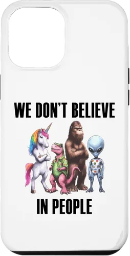 Vista 6 de Funda para iPhone 14 Unicornio Bigfoot Dinosaurio Alien Misteriosos Seres Legendarios
