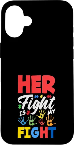 Vista 23 de Her Fight is My Fight Autism Awareness Case for iPhone XR